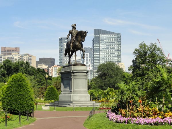 George Washington Statue, Boston Gardens