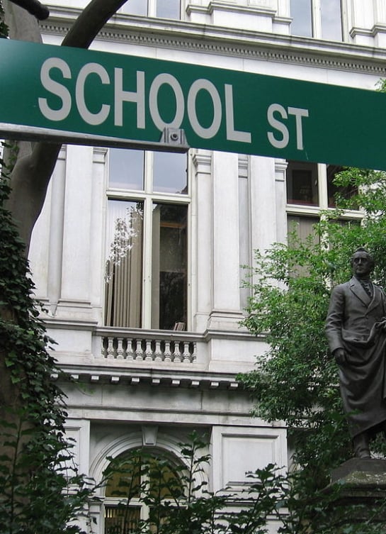 School Street in Boston